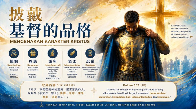 穿上基督的品格 Mengenakan Karakter Kristus 穿上基督的品格 Mengenakan Karakter Kristus